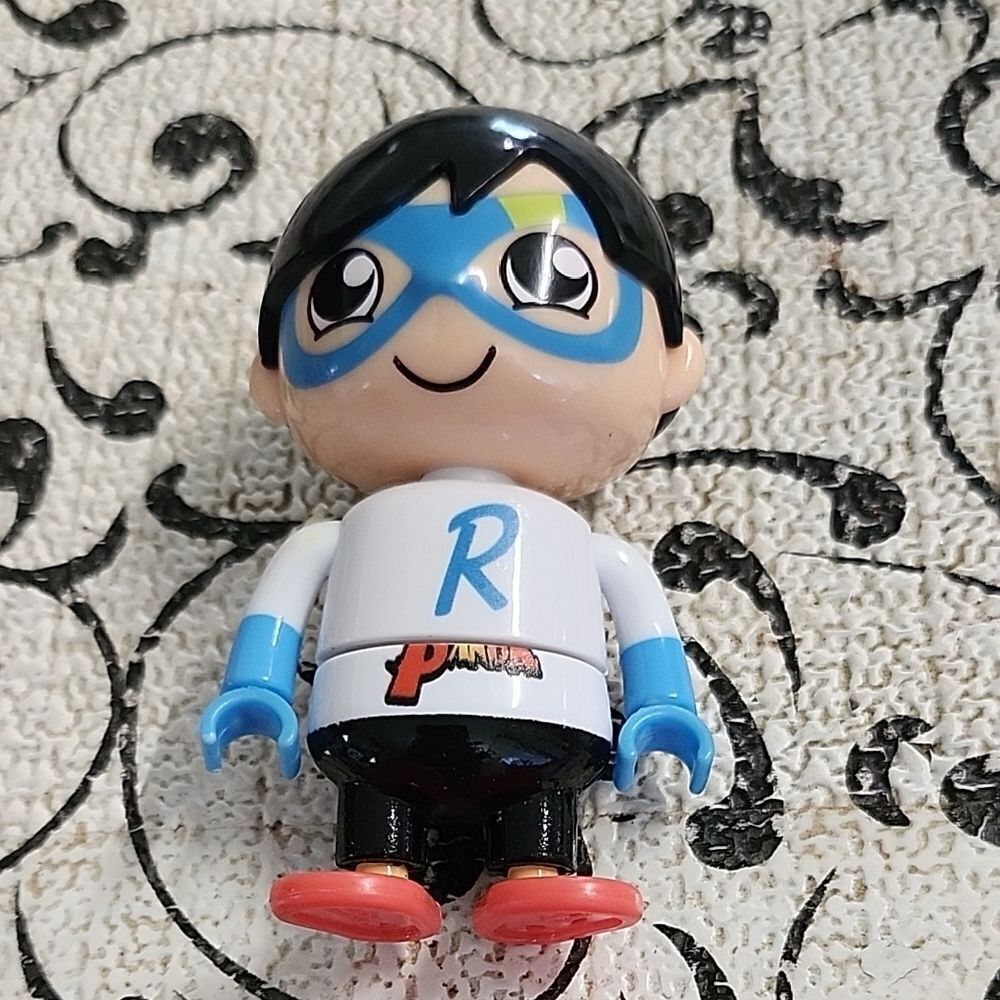 Superhero Action Figure with Blue Mask